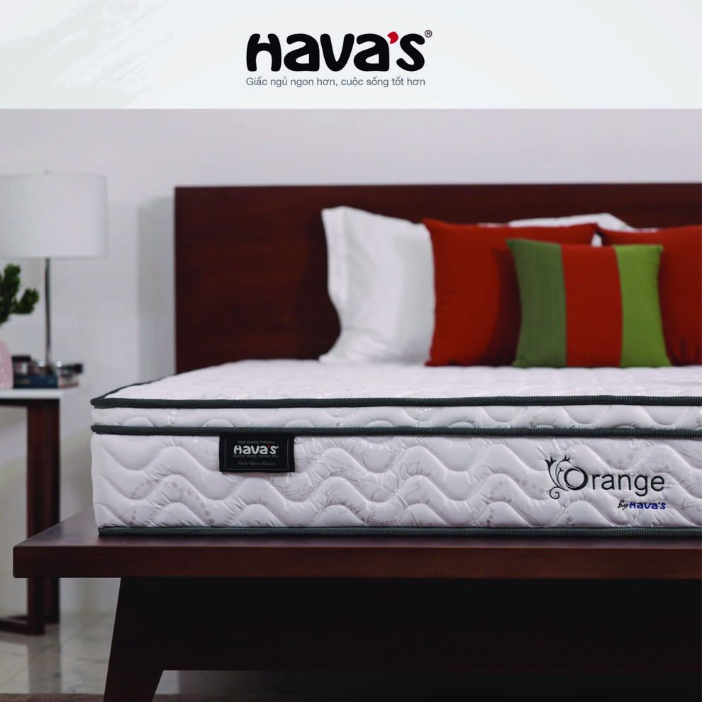 Nệm lò xo liên tục Havas Orange